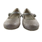 Next pumps shoe size 11 junior white gold and silvery sparkly ballerinas
