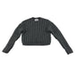 Zara Jumper 9-10 years grey cable knitwear pattern cropped