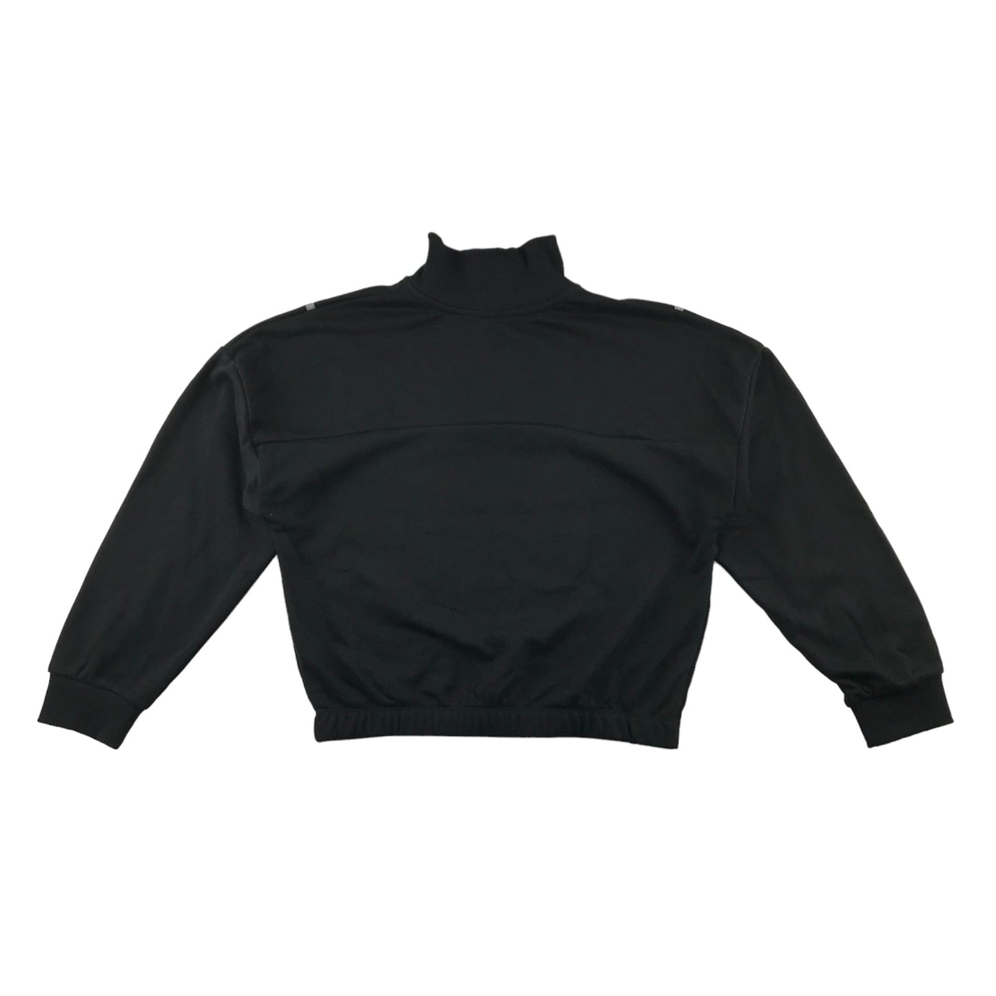 Primark active sweater 12-13 year black half zipper