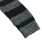 Tu Hoodie 10-11 Years grey and black two tone stripy knit