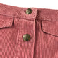 Mantaray Skirt Age 10 Vintage Pink Corduroy Cotton