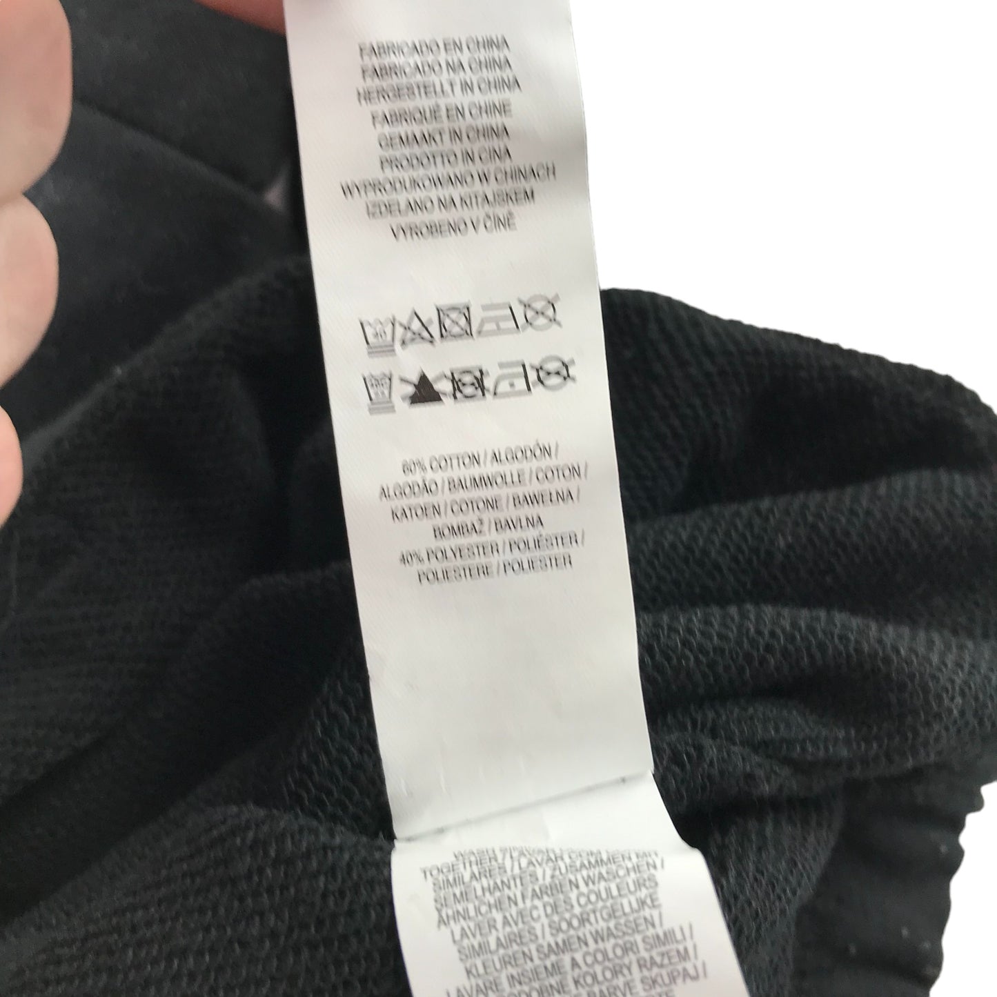 Primark active sweater 12-13 year black half zipper