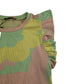 Zara Top Size Women S Light Green Yellow Pink Cropped Frilled Sleeveless
