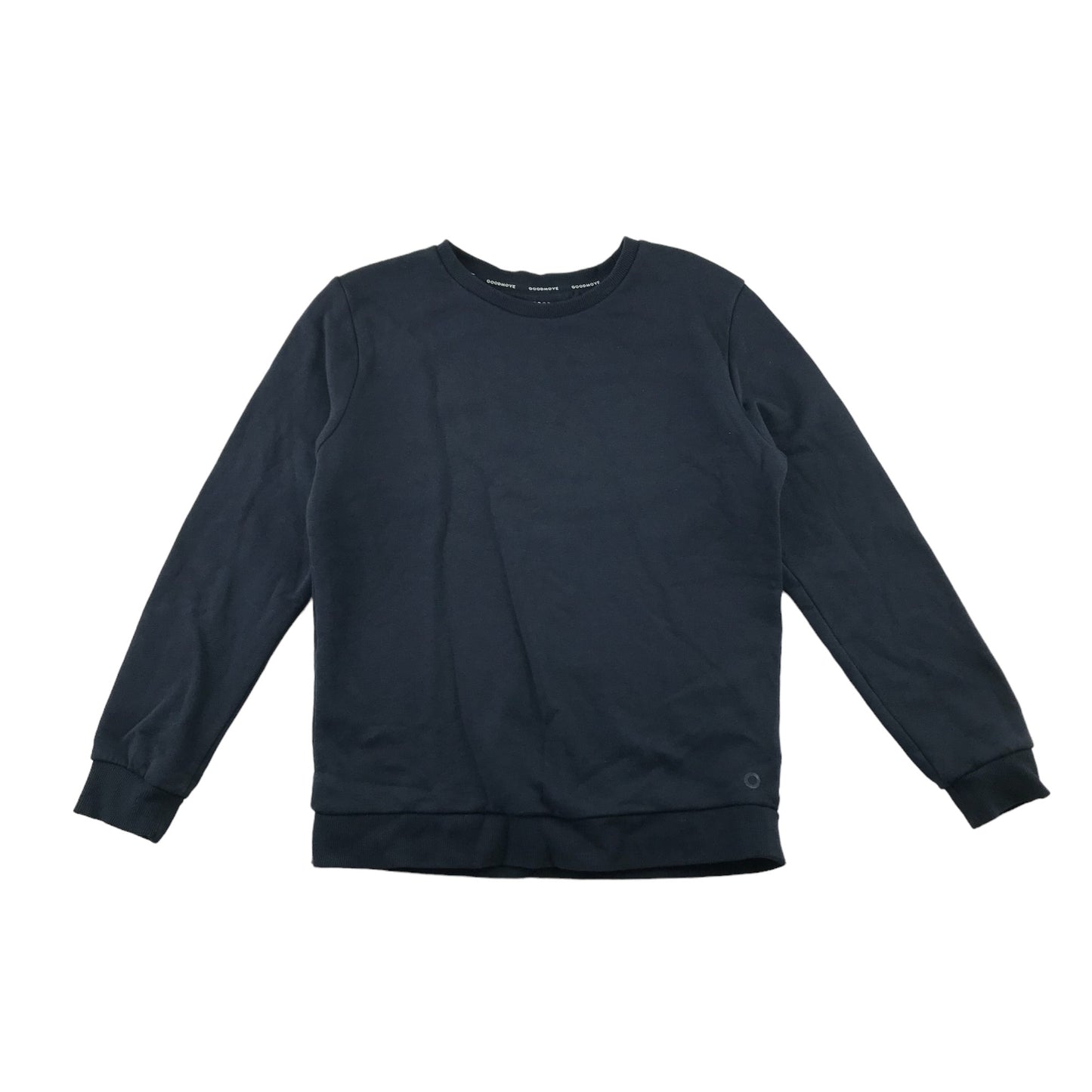 Good Move sweater 11-12 year navy plain crew neck jersey