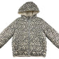 Primark jacket 5-6 years white animal print puffer