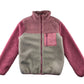 M&Co fleece 11-12 years pink and white long sleeve full zipper