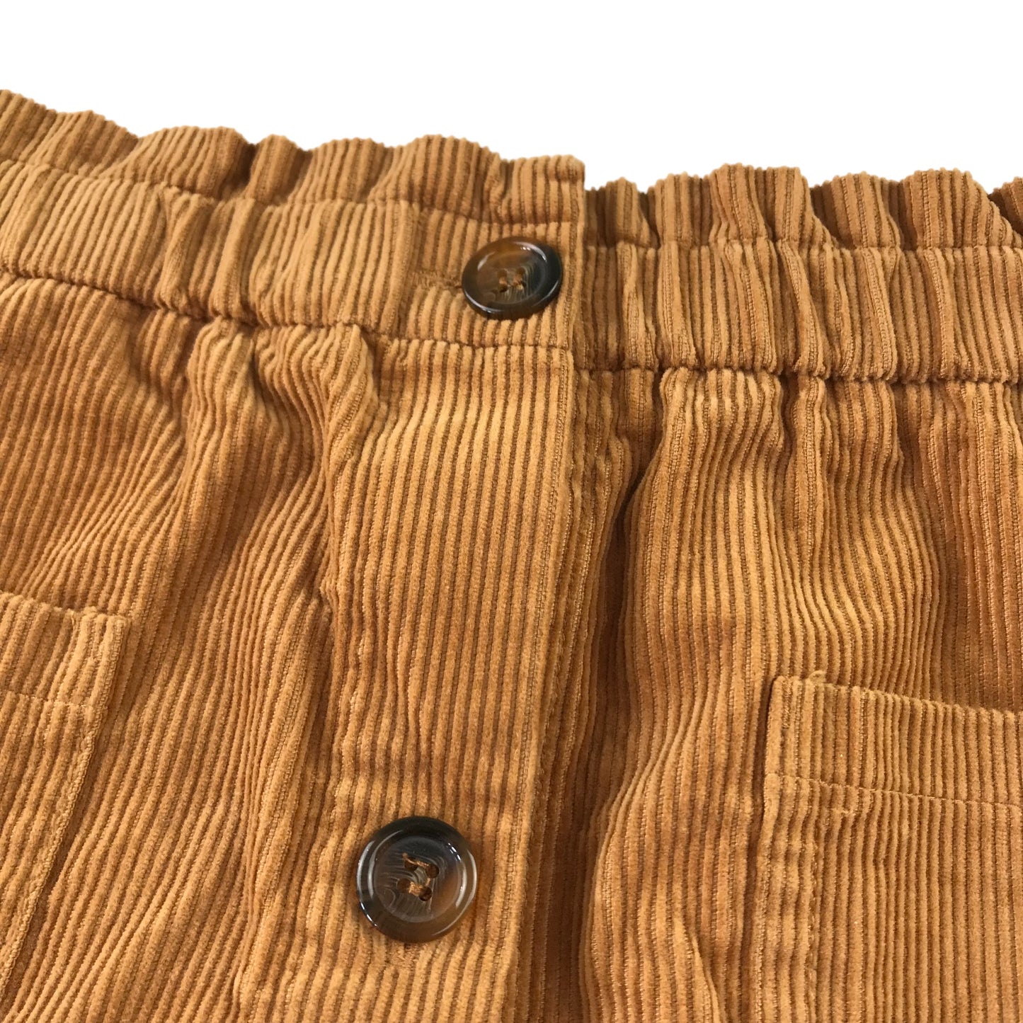 Nutmeg Skirt Age 12 Camel Brown Corduroy Cotton