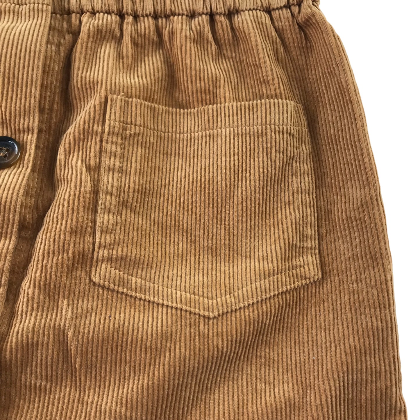 Nutmeg Skirt Age 12 Camel Brown Corduroy Cotton