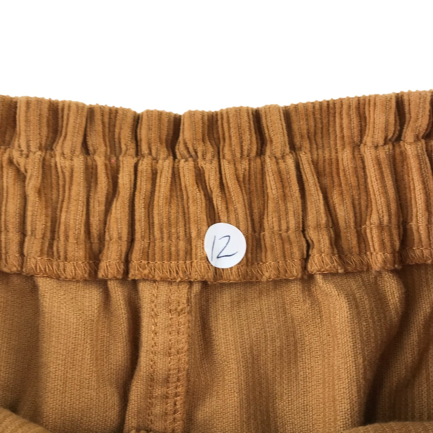 Nutmeg Skirt Age 12 Camel Brown Corduroy Cotton