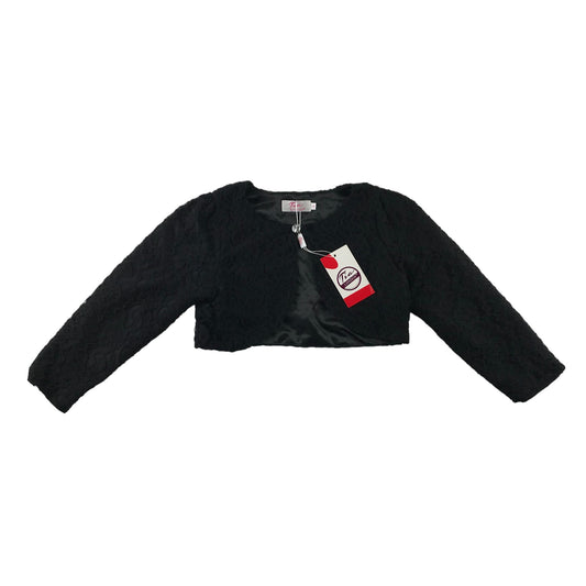 Tia London Shrug 12 years black lace layered cropped cardigan