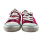 Converse trainers shoe size 12 junior fuchsia pink and multicolour low top with laces
