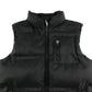 Nutmeg Gilet 7-8 years black puffer with zipper pockets mock neckline