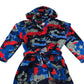 Next dressing gown 11-12 years blue and red pattern