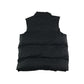 Nutmeg Gilet 7-8 years black puffer with zipper pockets mock neckline