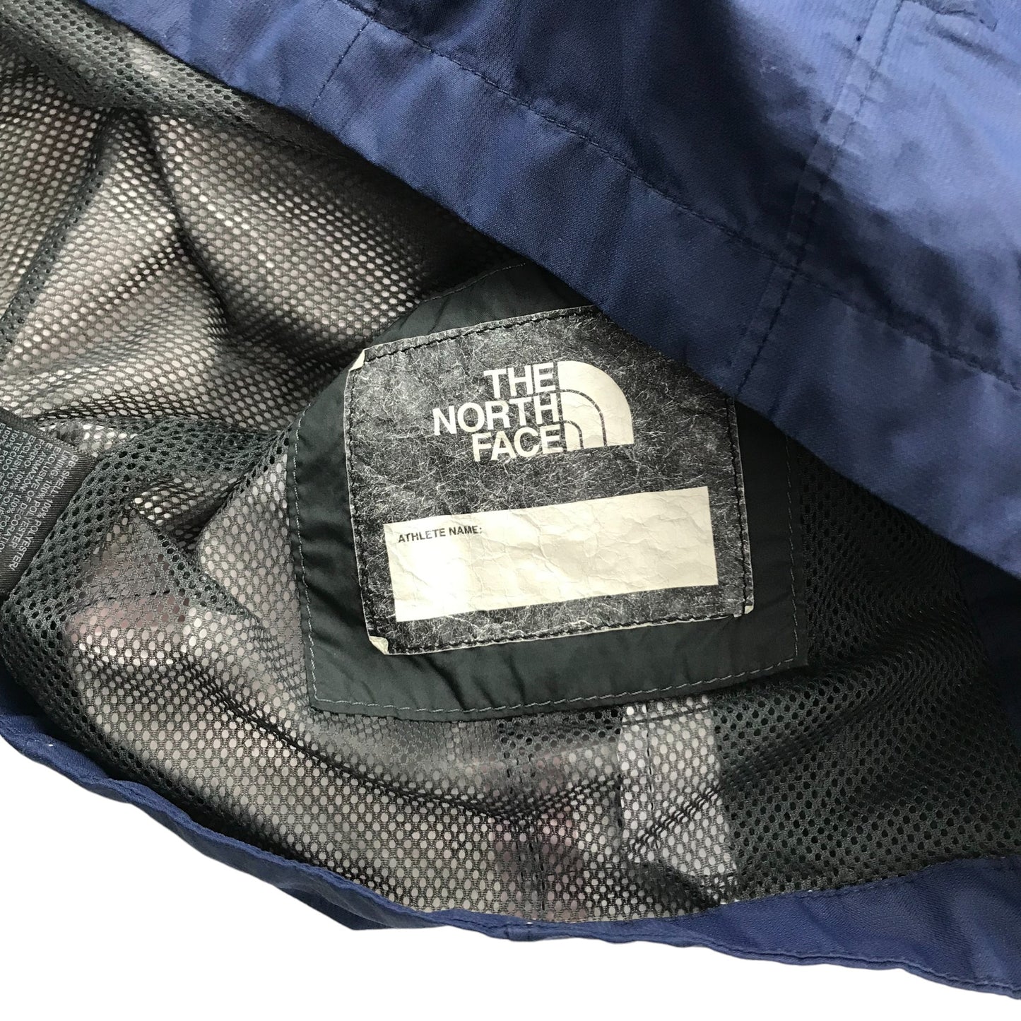 The North Face jacket 11-12 years navy blue light showerproof jacket with hood