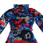Next dressing gown 11-12 years blue and red pattern