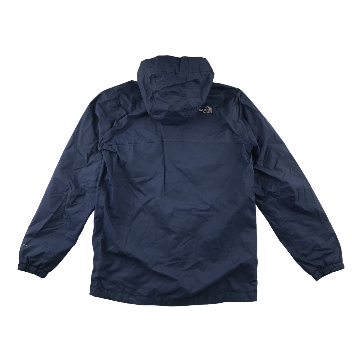 The North Face jacket 11-12 years navy blue light showerproof jacket with hood