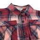 M&Co Kids dress 5-6 years red and pink checked shirt style