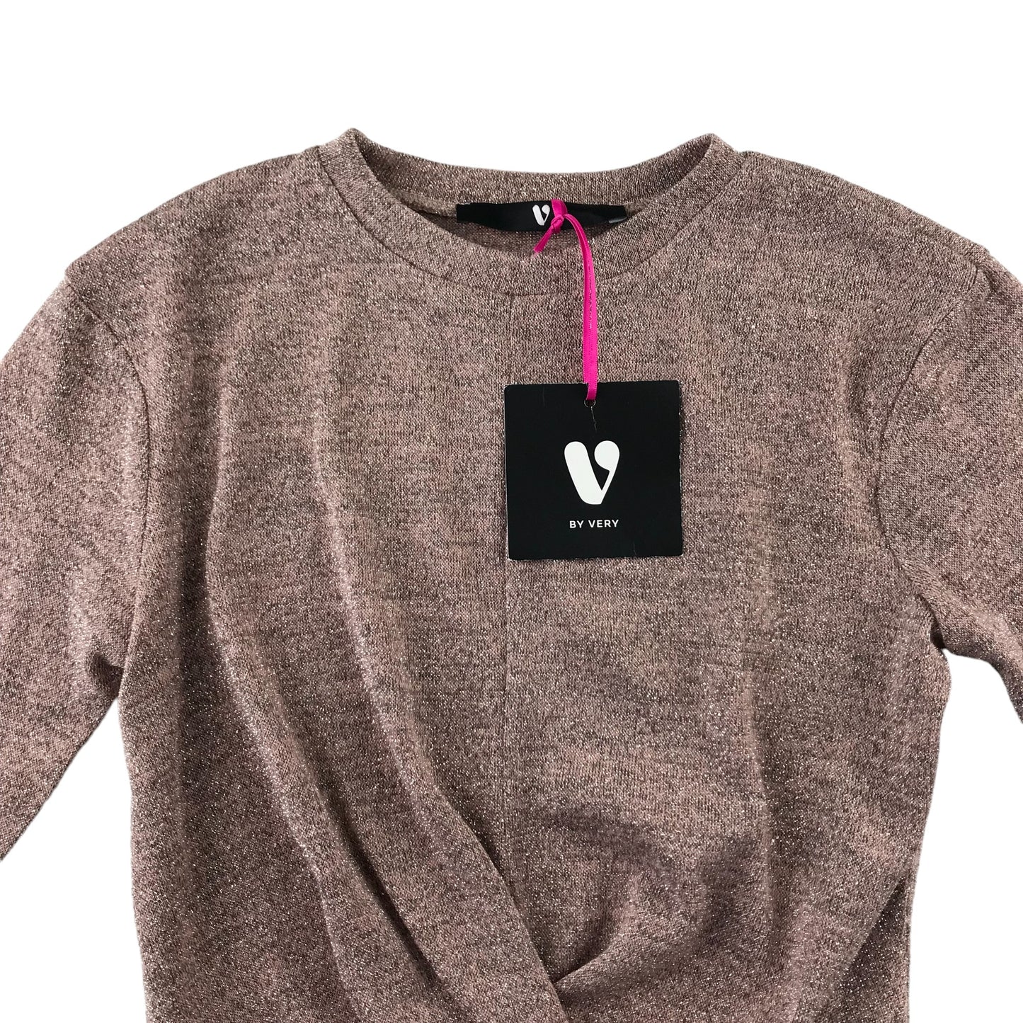 Very sweater and joggers set 6 years pink taupe sparkly loungewear