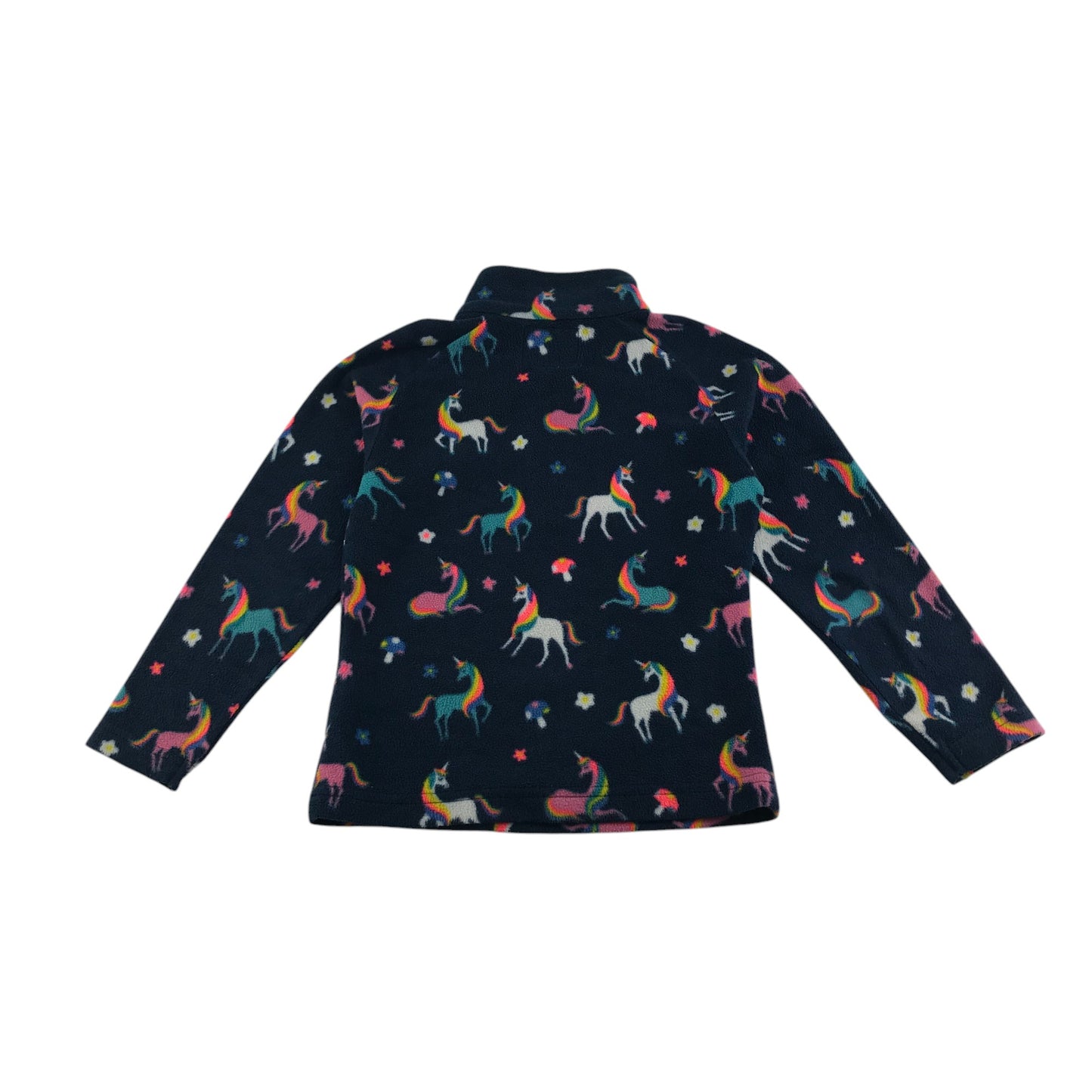 Mountain Warehouse fleece 5-6 years navy blue unicorns