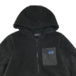 Next Teddy Fleece Jacket 10-11 Years Black Hooded
