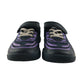 Clarks trainers shoe size 10.5 junior black and purple with laces and hook and loop strap