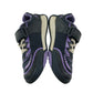 Clarks trainers shoe size 10.5 junior black and purple with laces and hook and loop strap