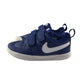 Nike trainers shoe size UK 8.5 kids blue with hook and loop straps