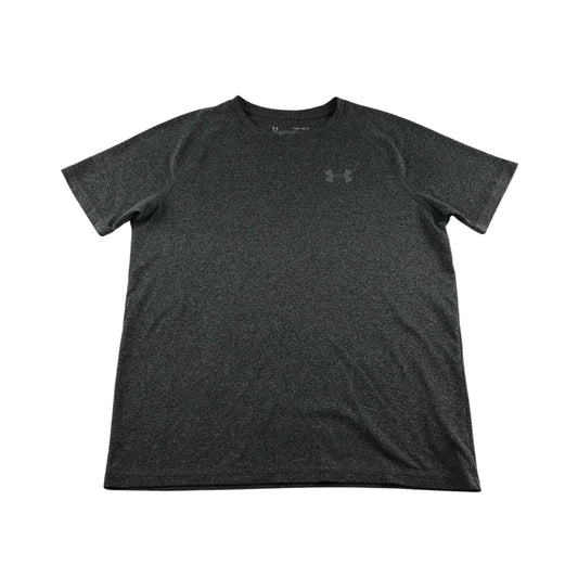 Under Armour sports top 11-13 years grey plain with logo