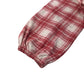 Matalan blouse 6-7 years red and white check pattern long sleeve with frill detail