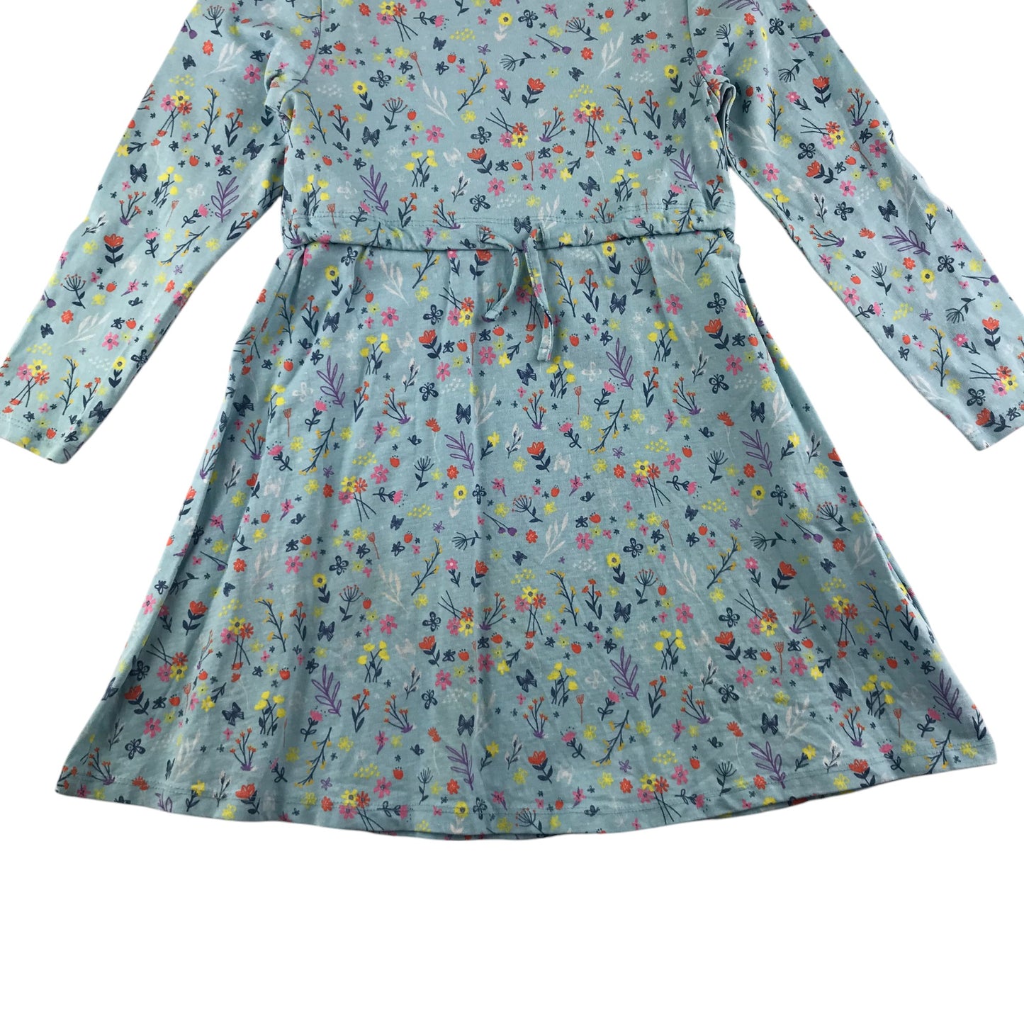 Mountain Warehouse dress 5-6 years light blue floral cotton