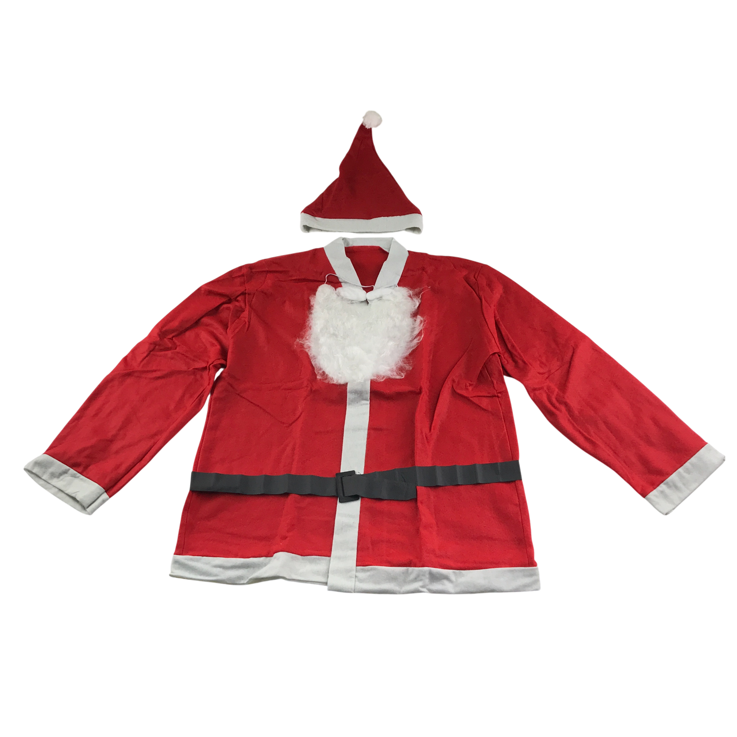 Running Imp Costume Adult One Size Red White Santa Claus Onesie