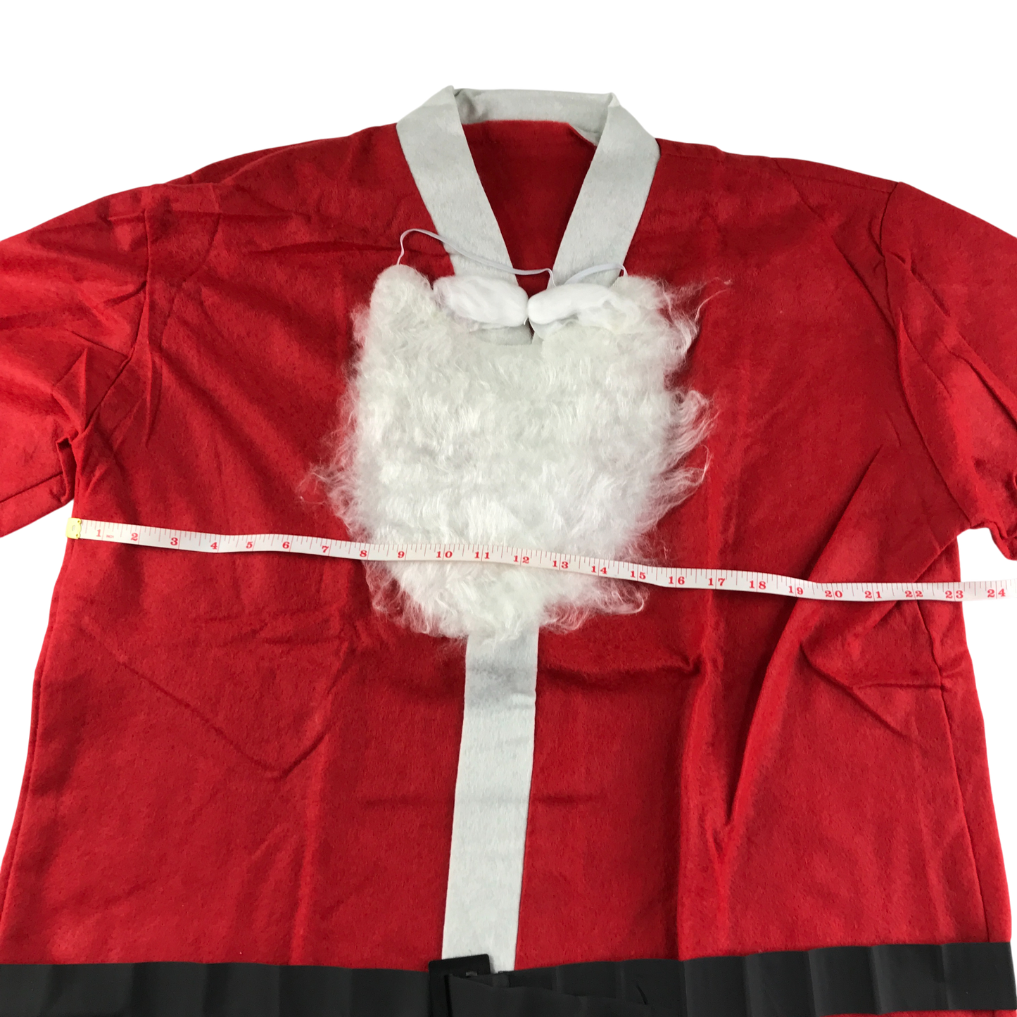 Running Imp Costume Adult One Size Red White Santa Claus Onesie