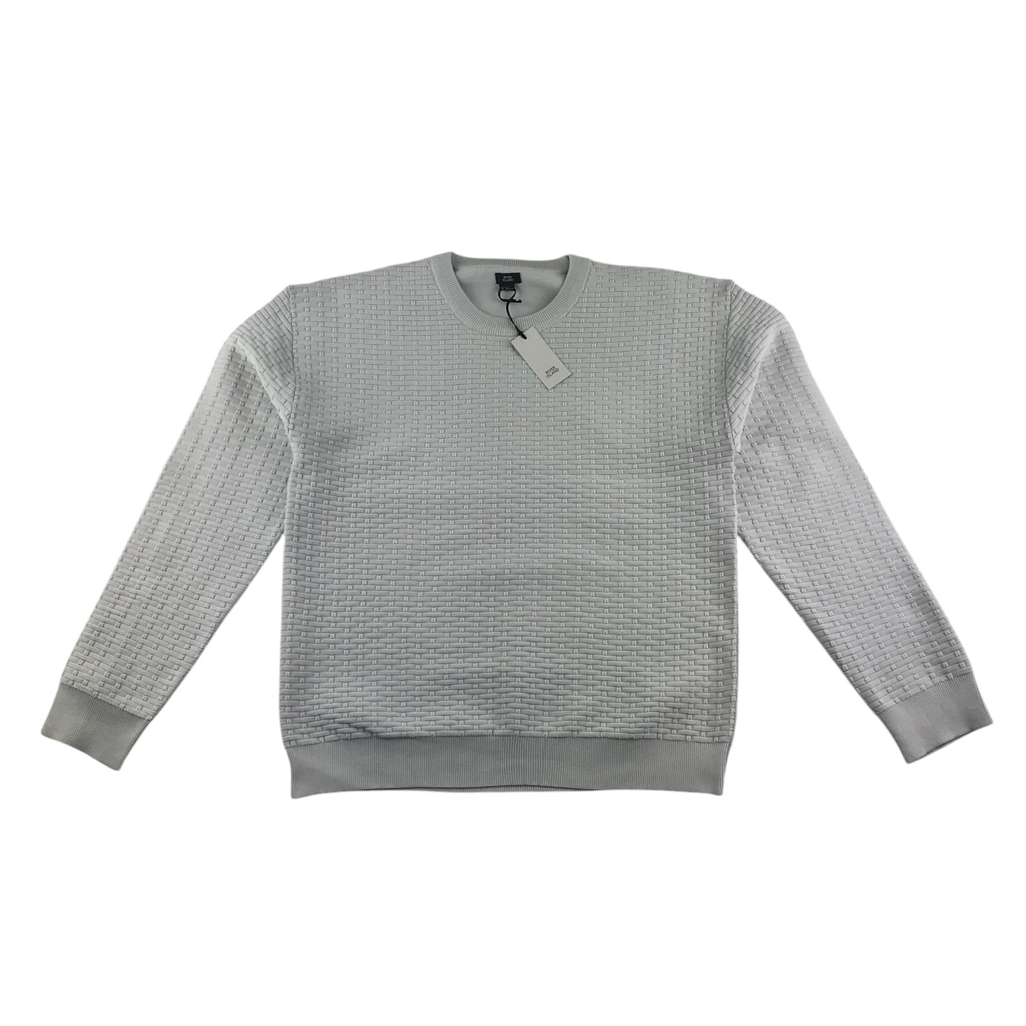 River Island Sweater 11-12 years grey textured pattern