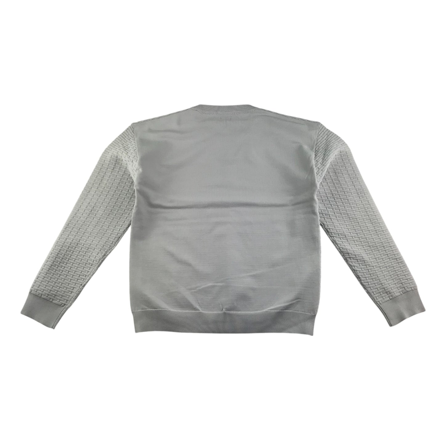 River Island Sweater 11-12 years grey textured pattern