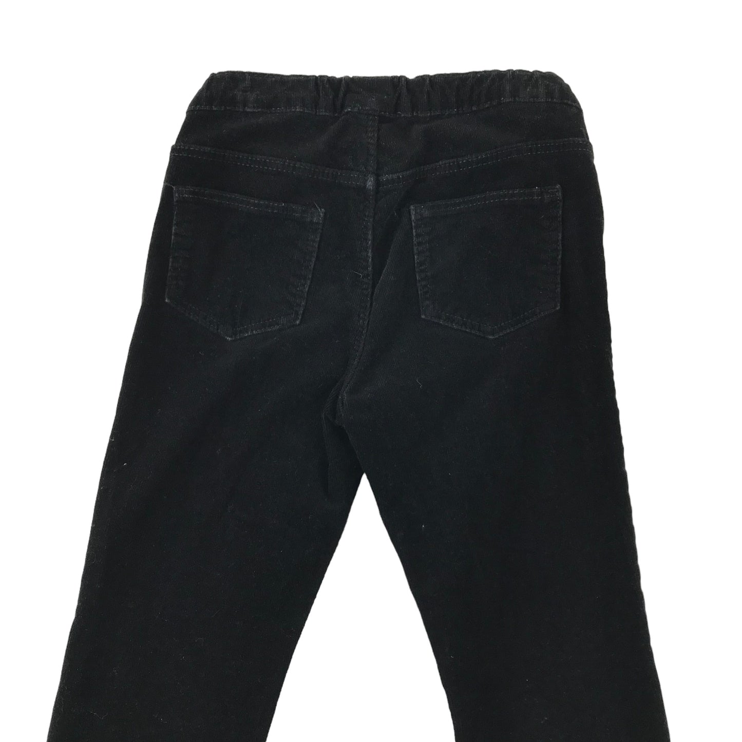 H&M Jeggings Age 8 Black Corduroy Trousers