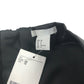 H&M Skirt Adult UK 12 Black Thin Waist band Layered Satiny Material