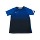 Nike sports top 9-10 years blue and black gradient design