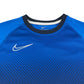 Nike sports top 9-10 years blue and black gradient design