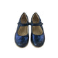 M&S Pumps Shoe Size 13 Junior Dark Blue Sparkly Glittery with Strap