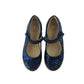 M&S Pumps Shoe Size 13 Junior Dark Blue Sparkly Glittery with Strap