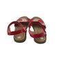 Sandals Shoe Size 12 Junior Red Strawberry Graphic Design