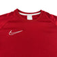 Nike sports top 9-10 years red plain with white detailing
