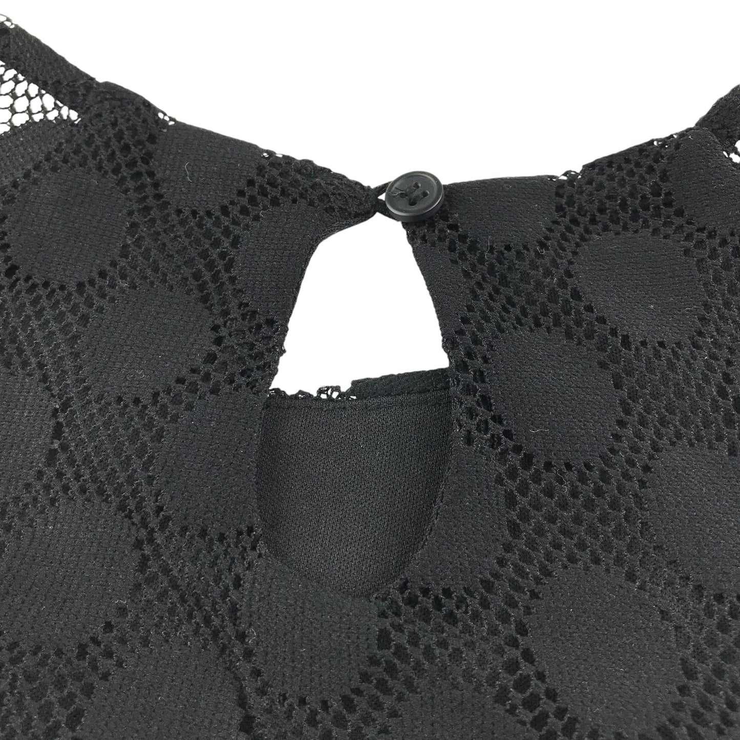 YD dress 7-8 years black mesh dress with polka dot print