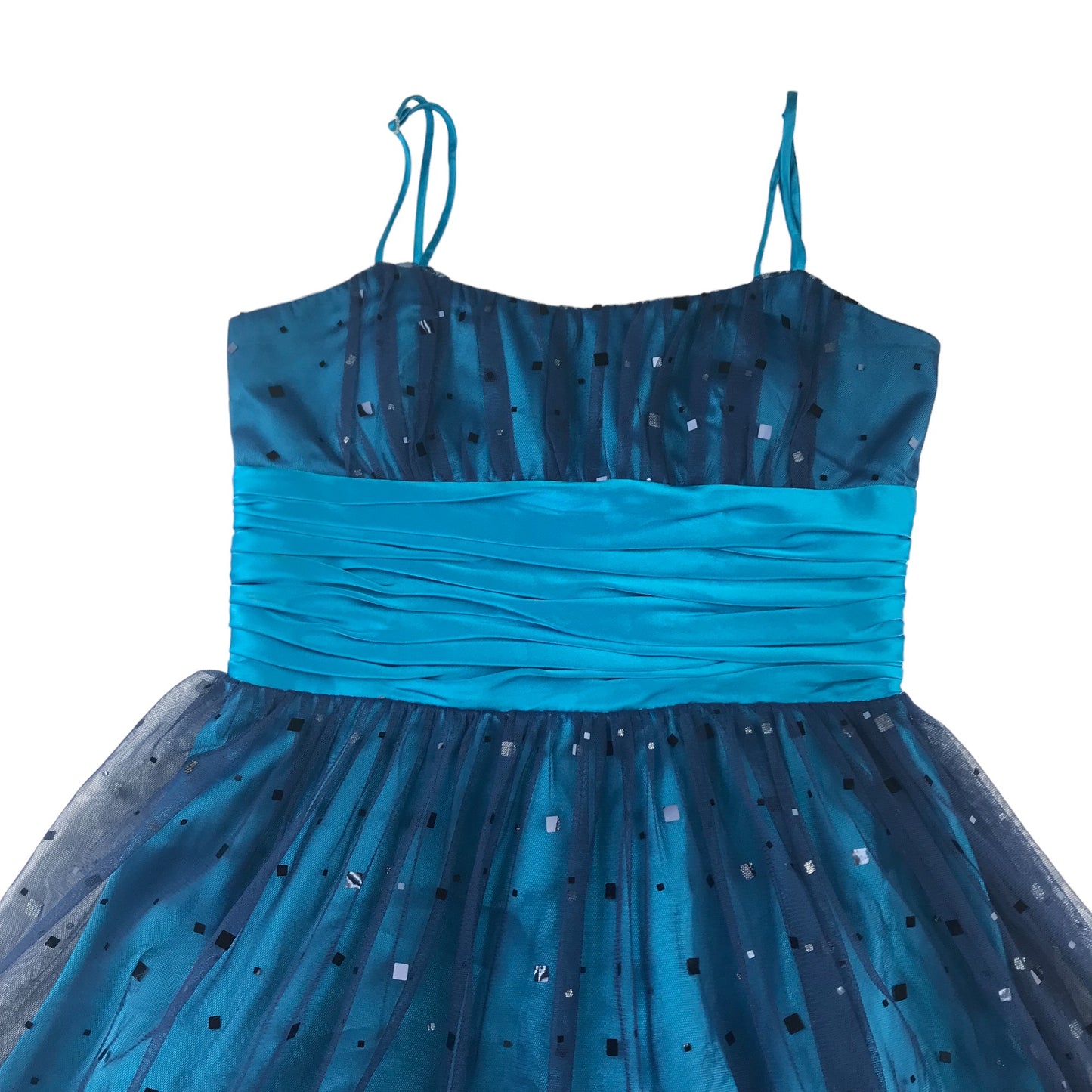 Morgan & Co Dress 11-13 Years Blue Mini Dress