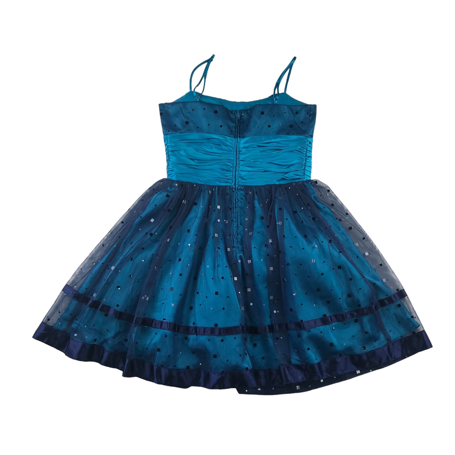 Morgan & Co Dress 11-13 Years Blue Mini Dress