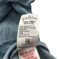M&S Blouse Age 10 Light Blue Denim Style Floral Embroidery
