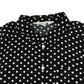 H&M Shirt 11-12 Years Black Polka Dot