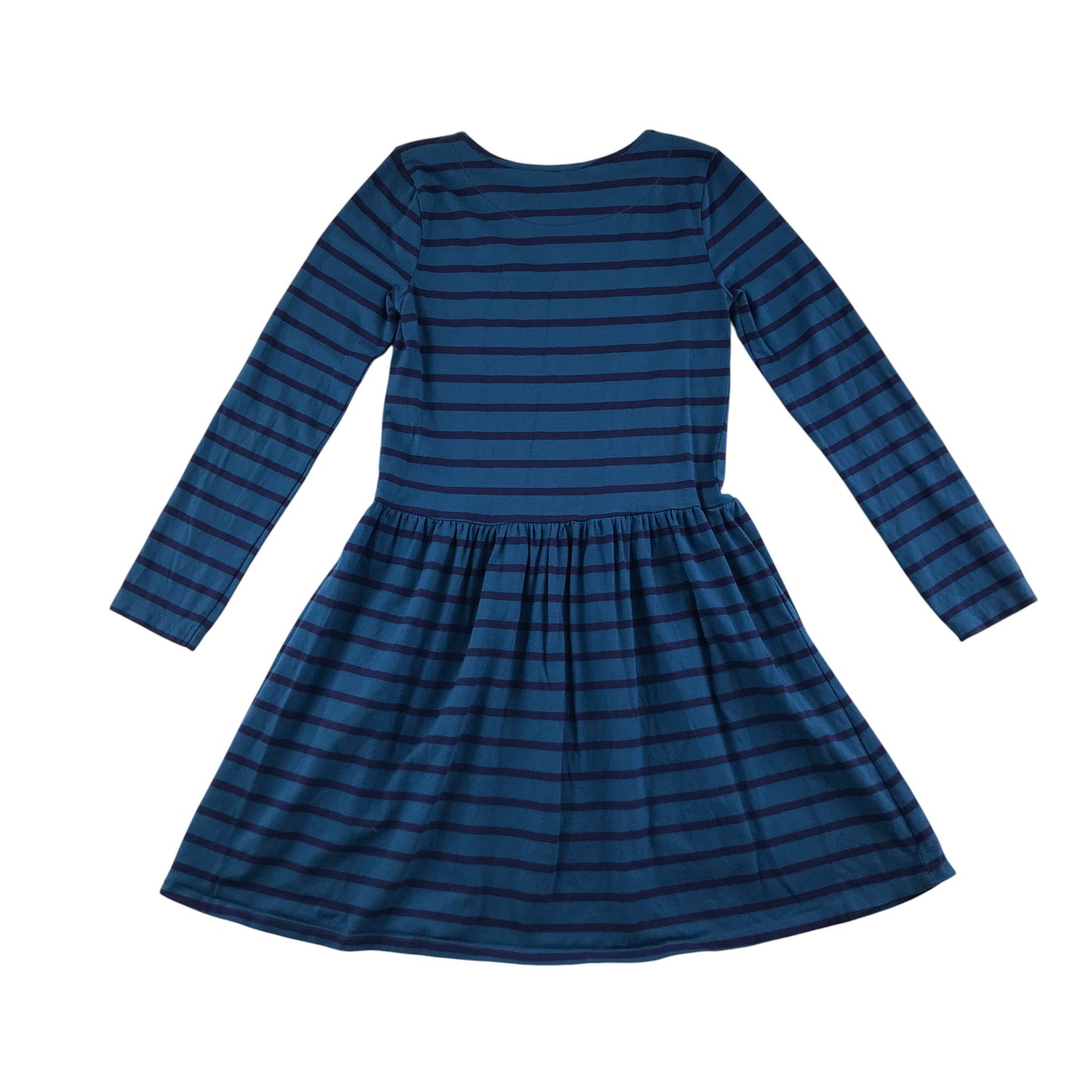 John Lewis dress 8-9 years blue with navy strips