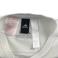 Adidas sports top 11-12 years white with black stripe and logo